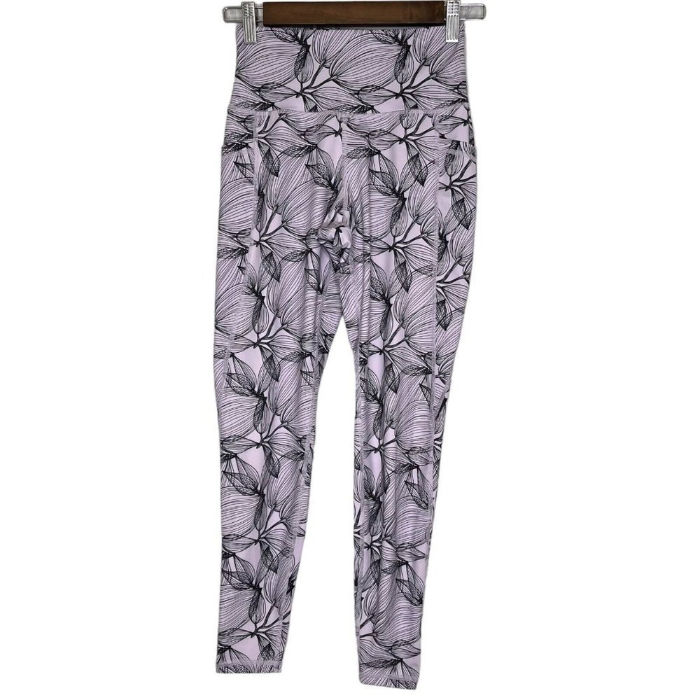 Buffbunny Collection Citrus Lilac Athletic Limitless High-Waisted‎ Leggings Sz S